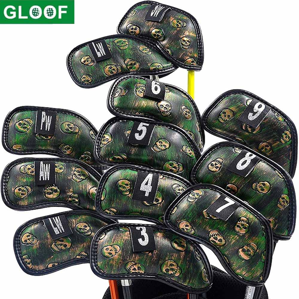 Golf Club Iron Set - 12 Adet Kafatası Golf Demir Başlığı