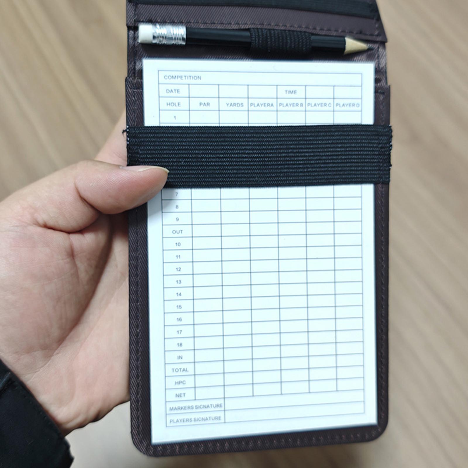 PU Deri Golf Skor Defteri, Yen - Golf Scorecard Holder incelemesi ve fiyatı