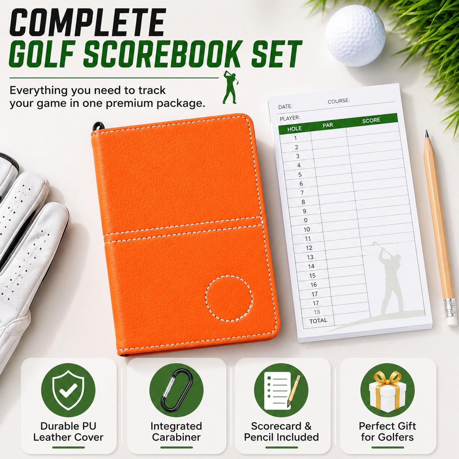 Premium PU Deri Golf Skor Kart - Golf Scorecard Holder incelemesi ve fiyatı